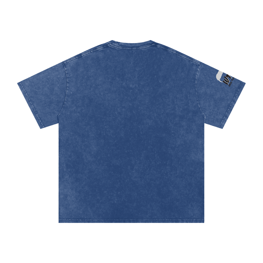 WTF Snow Washed Oversized Cotton T-Shirt-Unisex