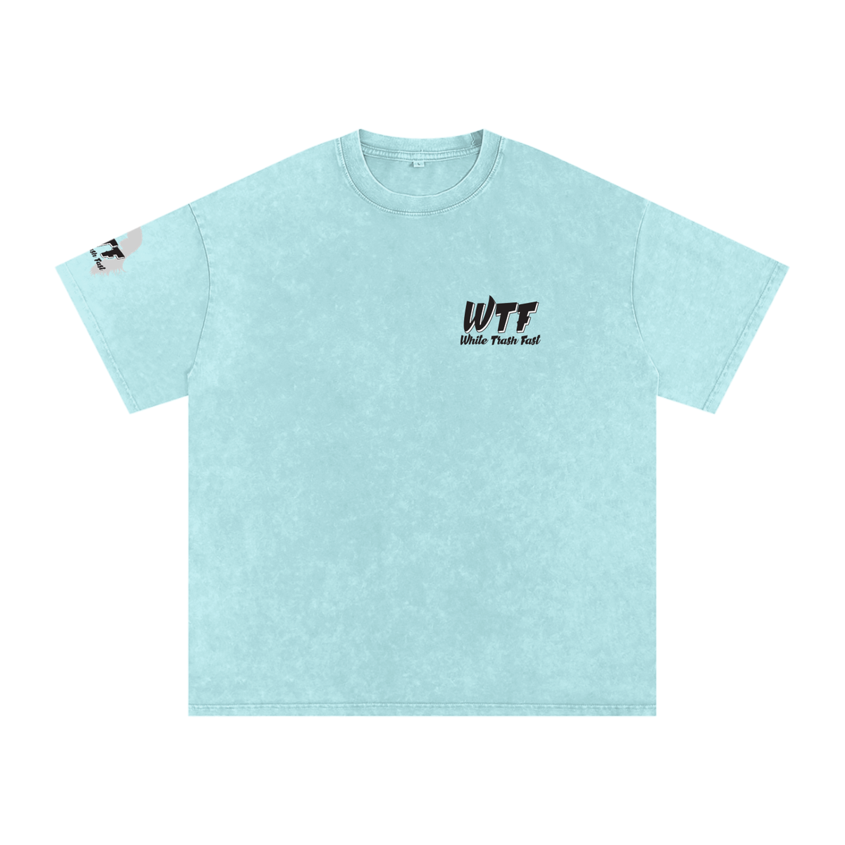 WTF Snow Washed Oversized Cotton T-Shirt-Unisex
