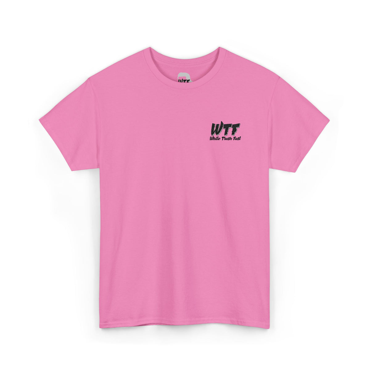 White Trash Fast Embroidered Unisex Heavy Cotton Tee