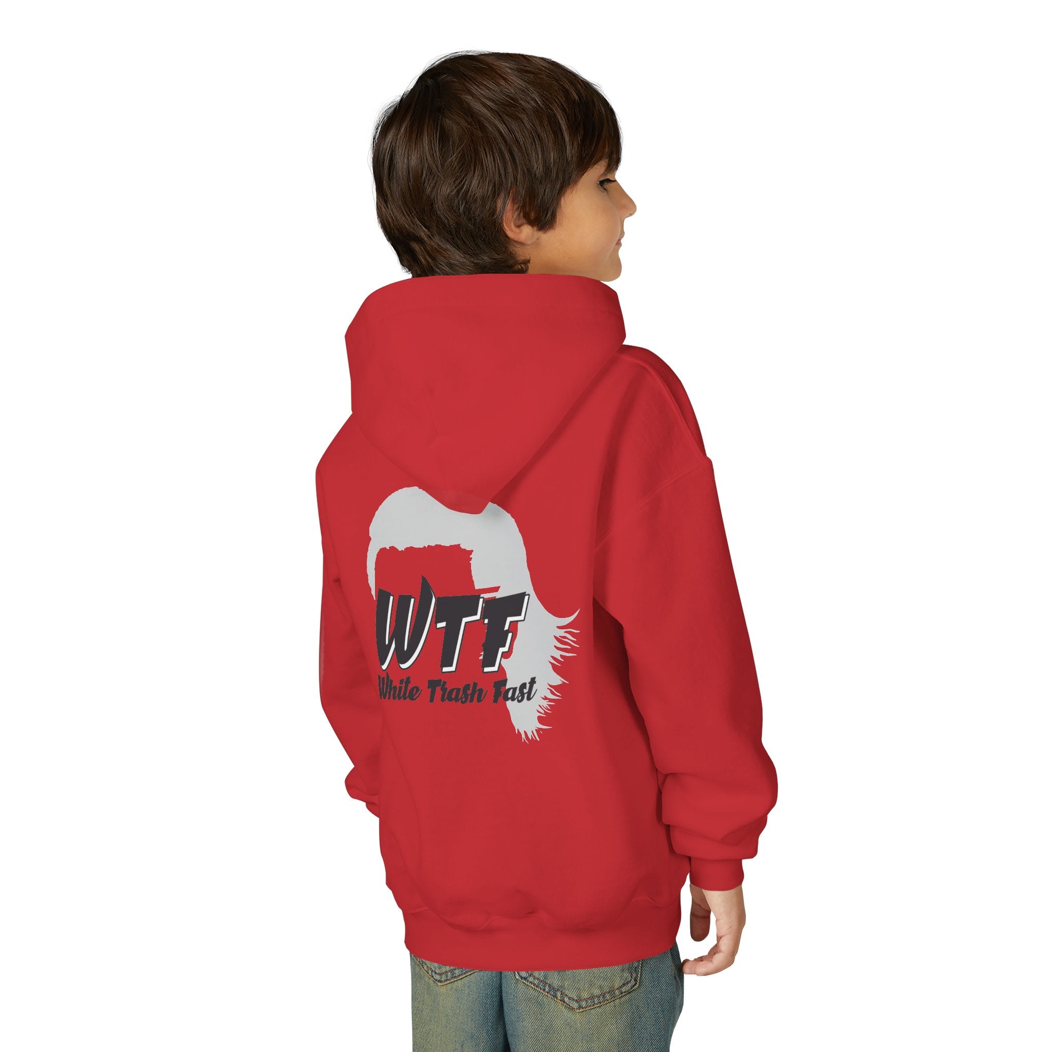 White Trash Fast Youth Unisex Hoodie