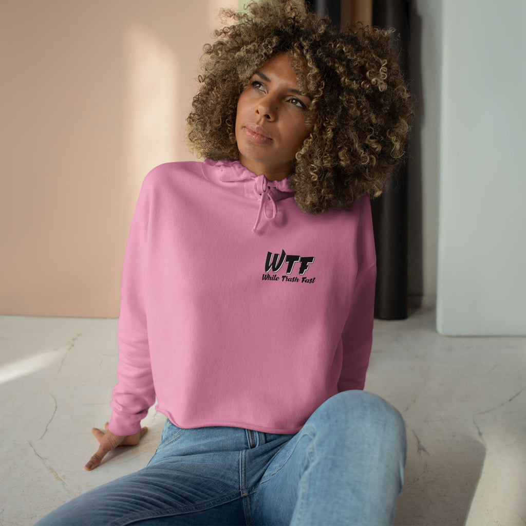 White Trash Fast Women's Crop Hoodie