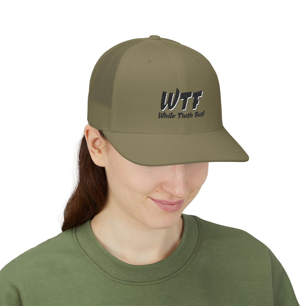 White Trash Fast Unisex Snapback Trucker Cap