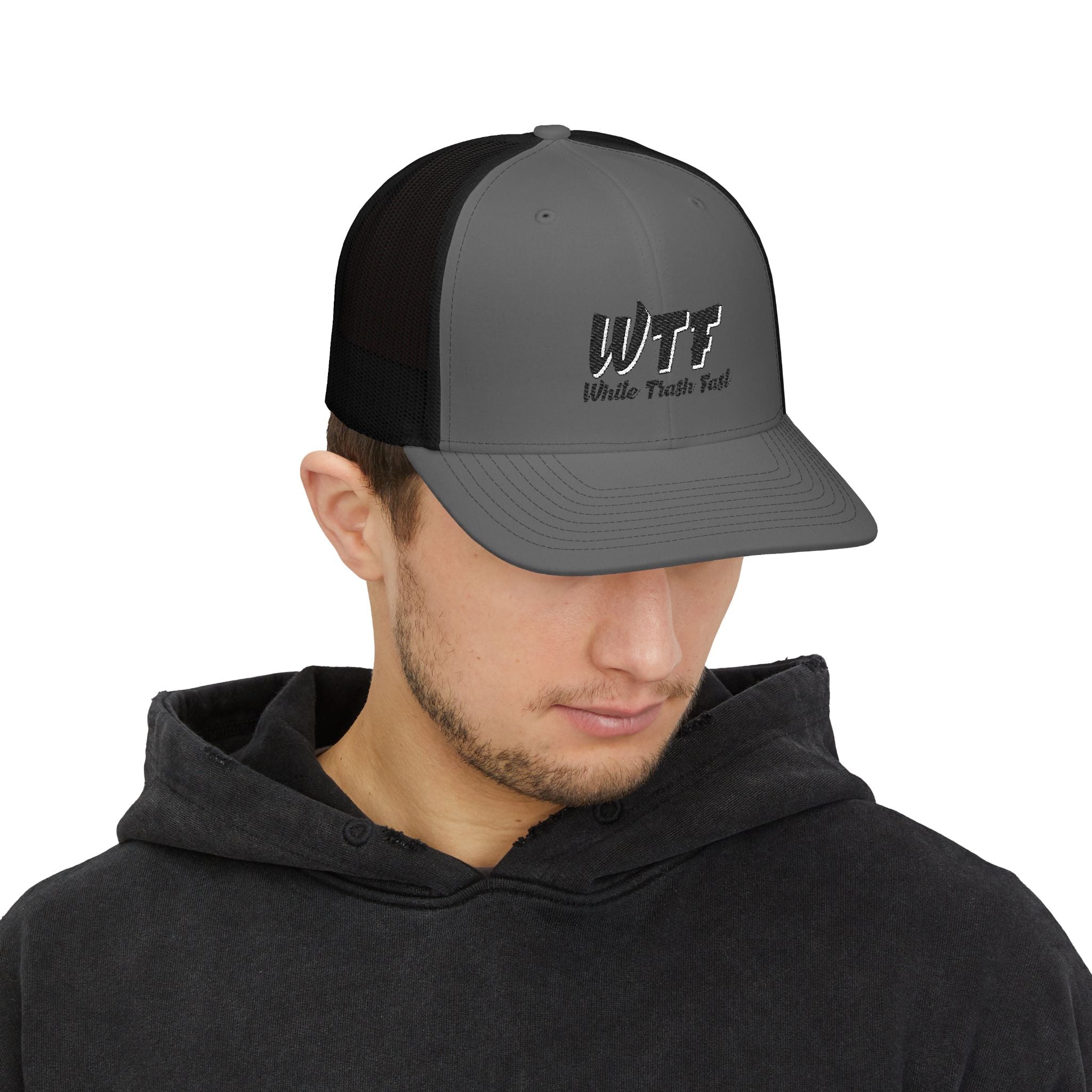 White Trash Fast Unisex Snapback Trucker Cap