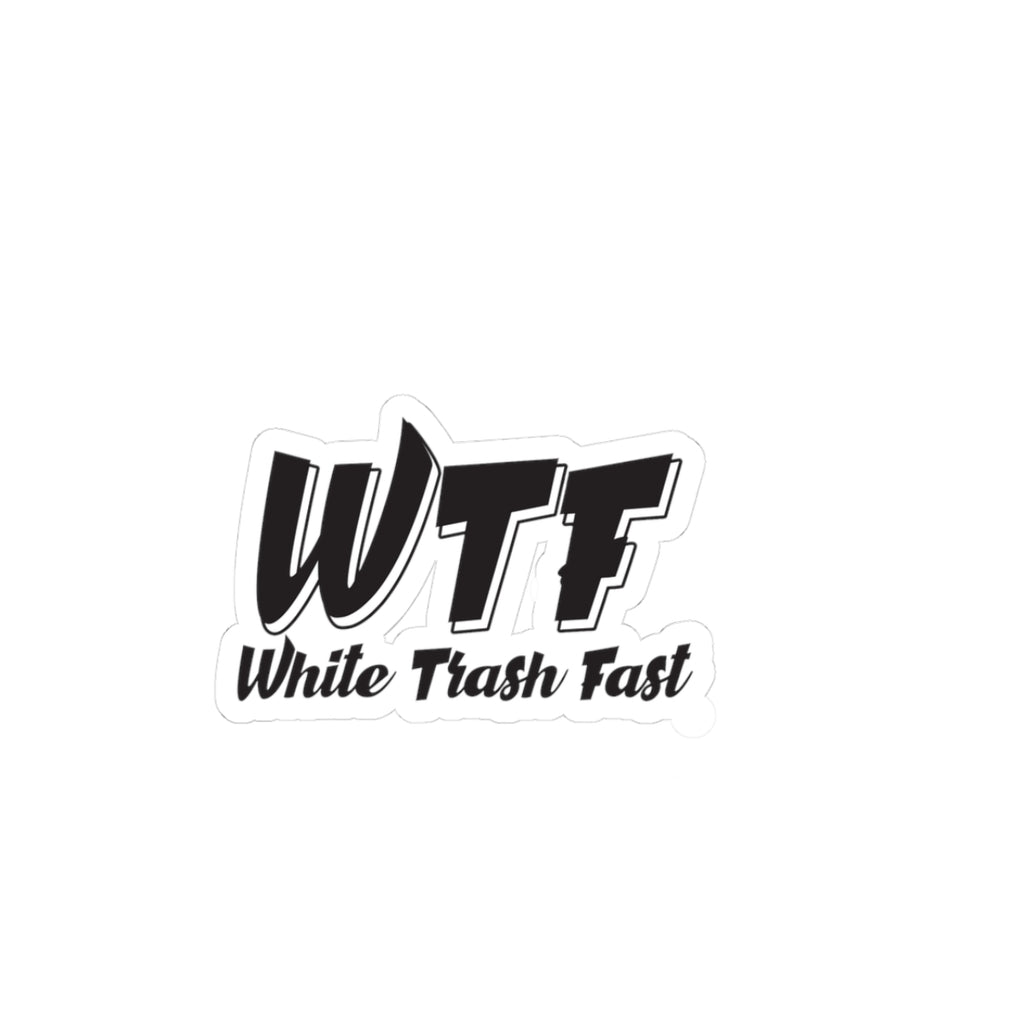 White Trash Fast Kiss Cut Stickers