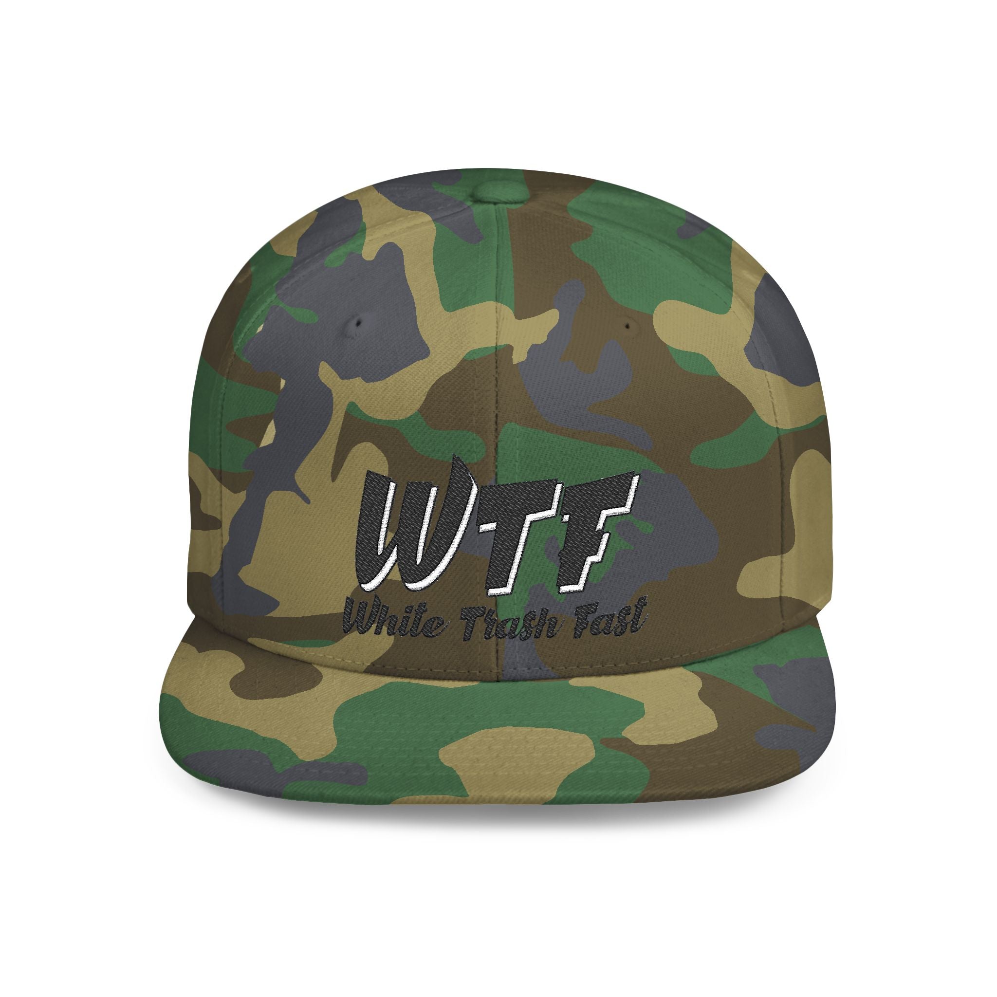 White Trash Fast Flat Bill Snapback