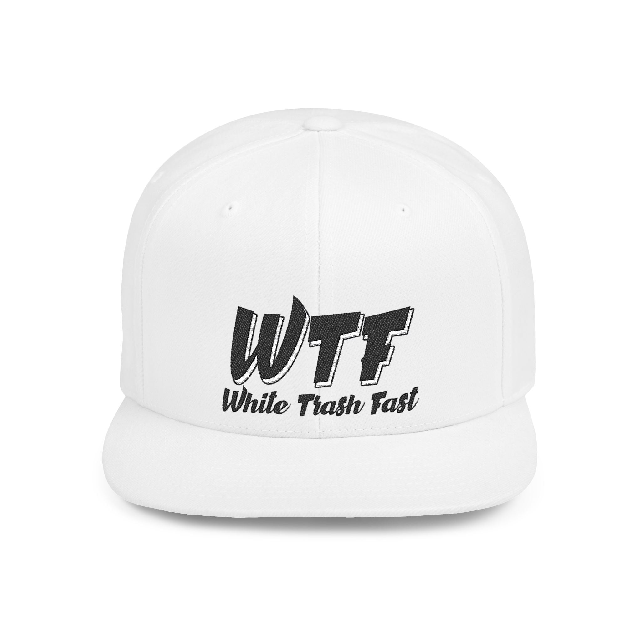 White Trash Fast Flat Bill Snapback