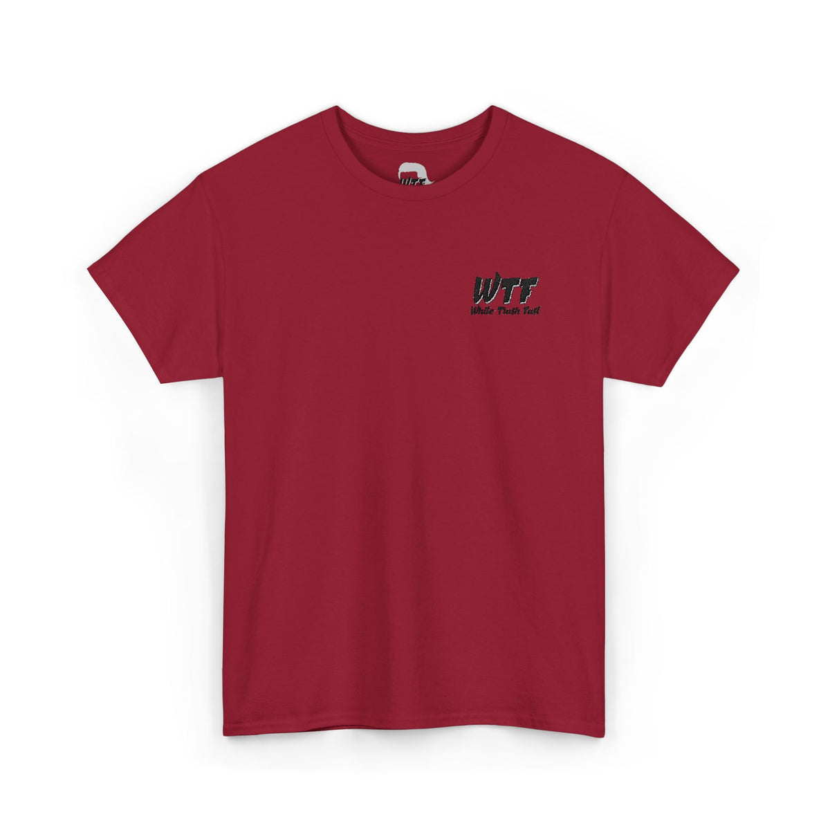 White Trash Fast Embroidered Unisex Heavy Cotton Tee