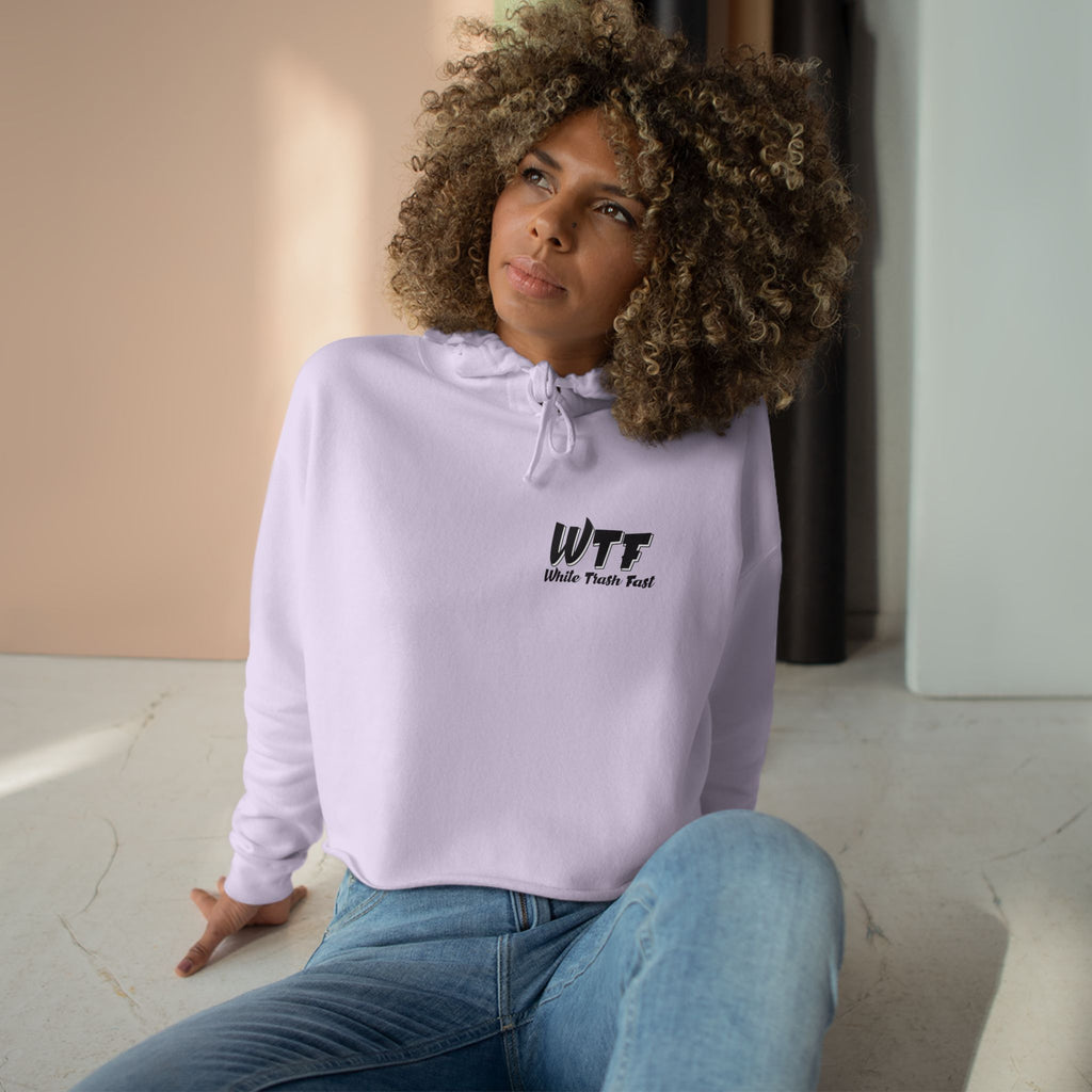 White Trash Fast Women's Crop Hoodie