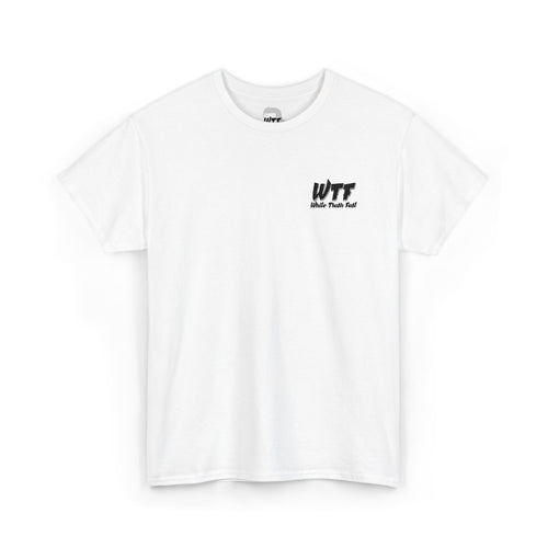 White Trash Fast Embroidered Unisex Heavy Cotton Tee