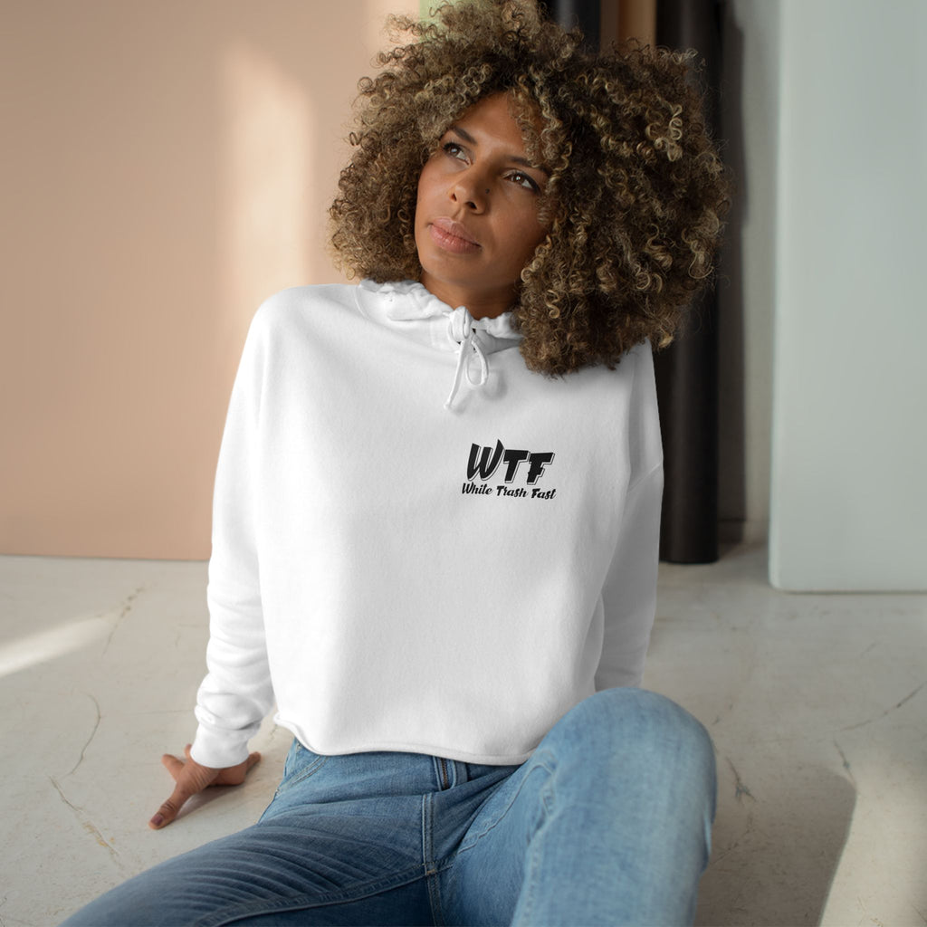 White Trash Fast Women's Crop Hoodie