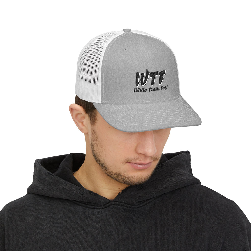 White Trash Fast Unisex Snapback Trucker Cap