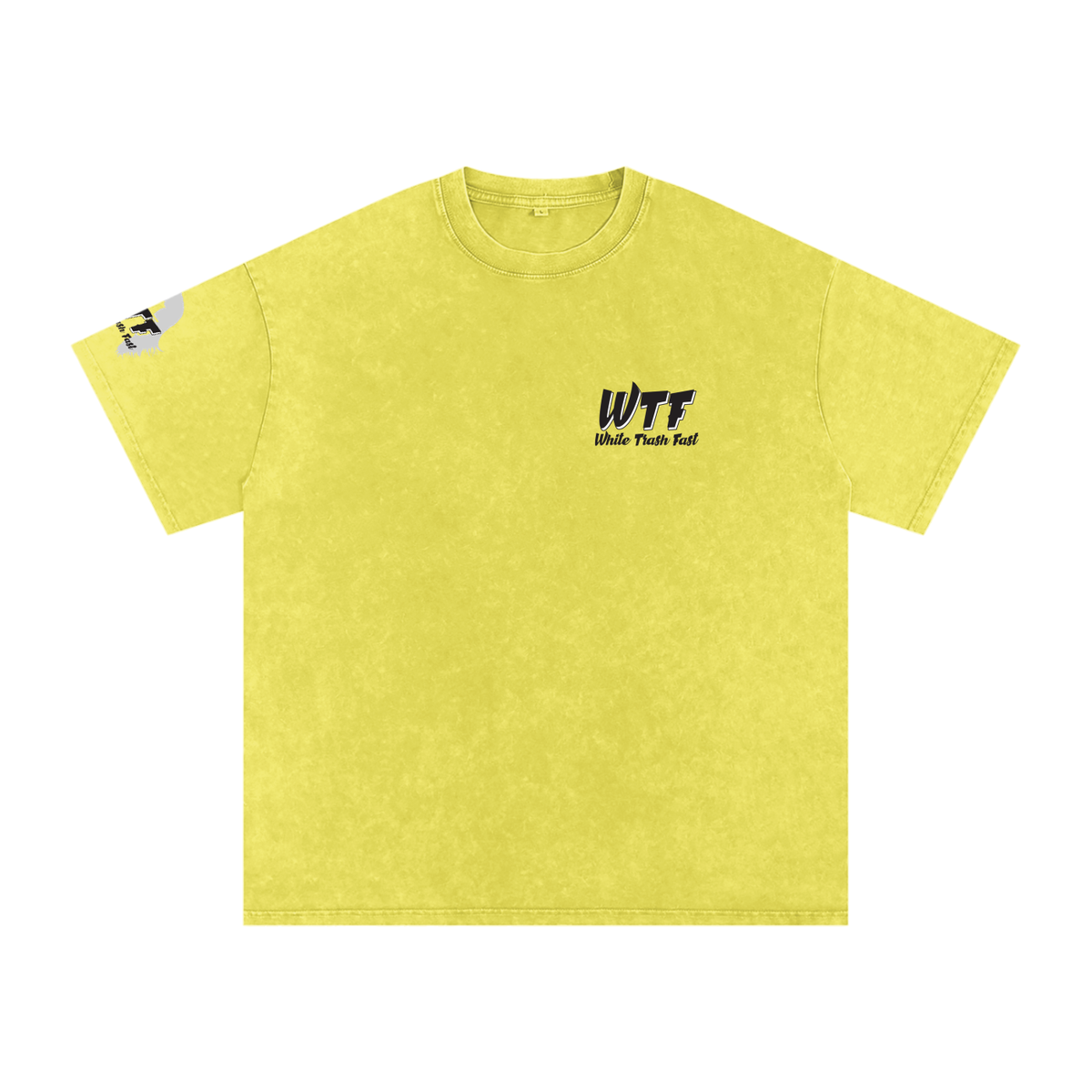 WTF Snow Washed Oversized Cotton T-Shirt-Unisex