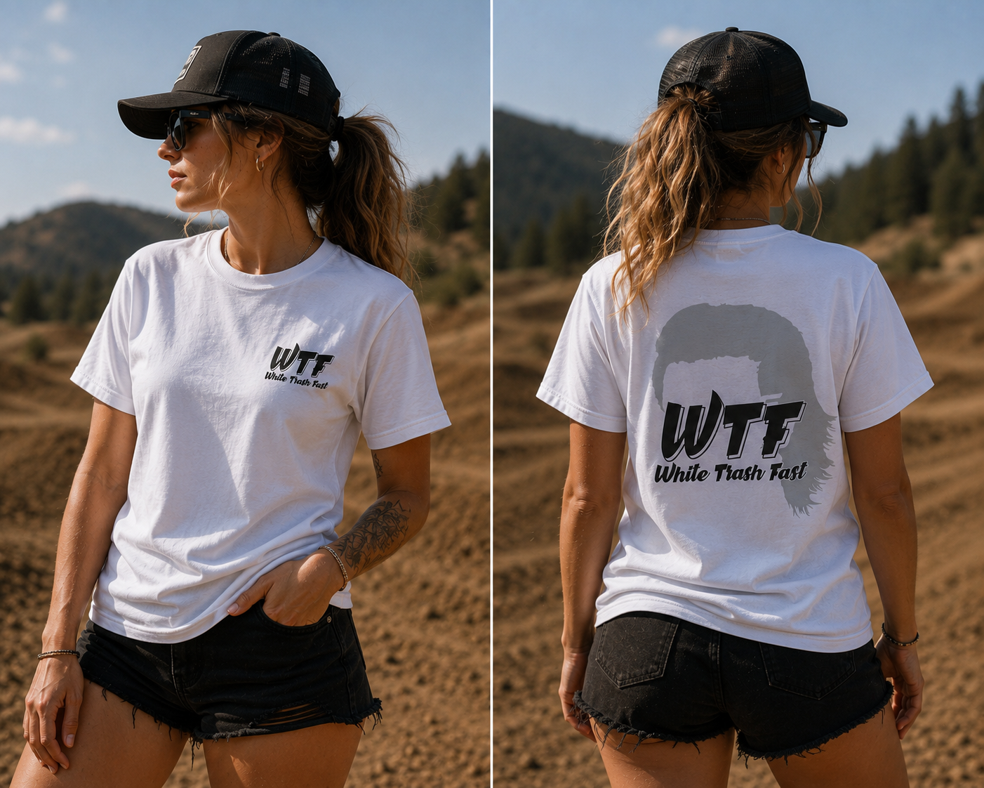 White Trash Fast Short Sleeve T-Shirt