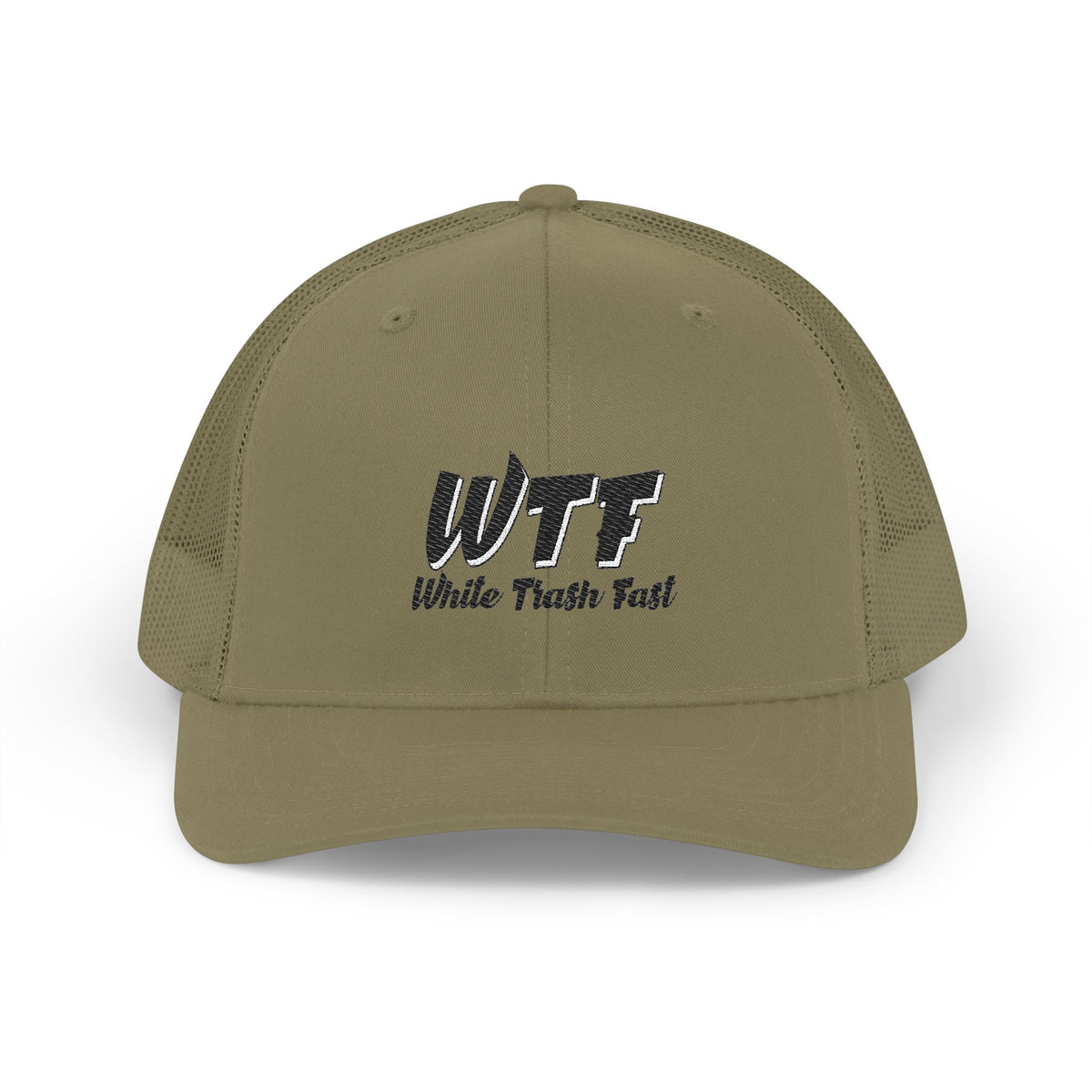 White Trash Fast Unisex Snapback Trucker Cap