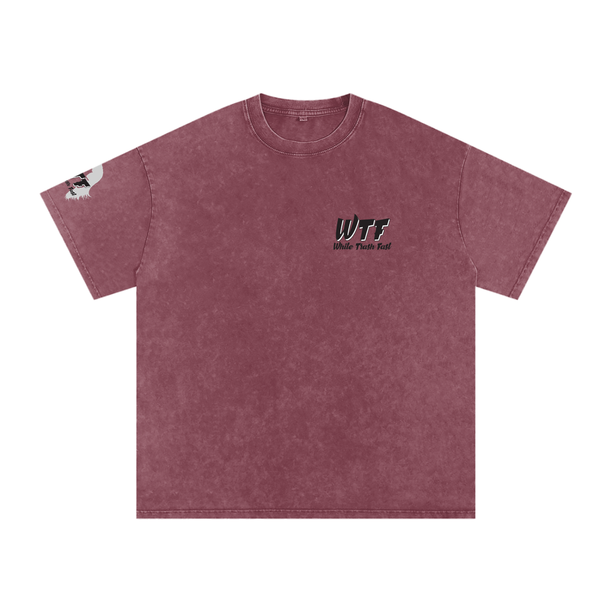 WTF Snow Washed Oversized Cotton T-Shirt-Unisex