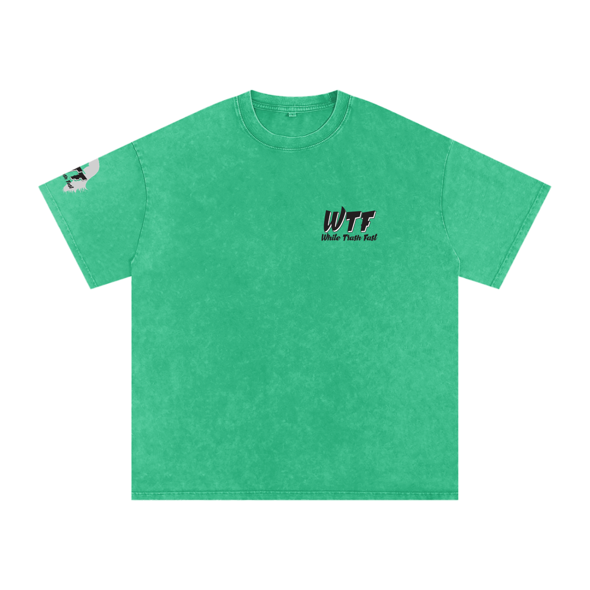 WTF Snow Washed Oversized Cotton T-Shirt-Unisex