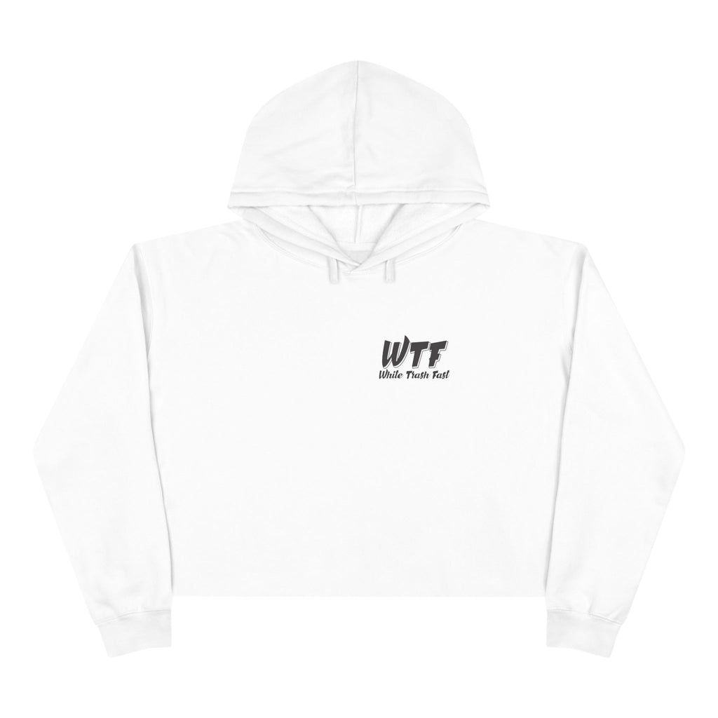 White Trash Fast Women's Crop Hoodie