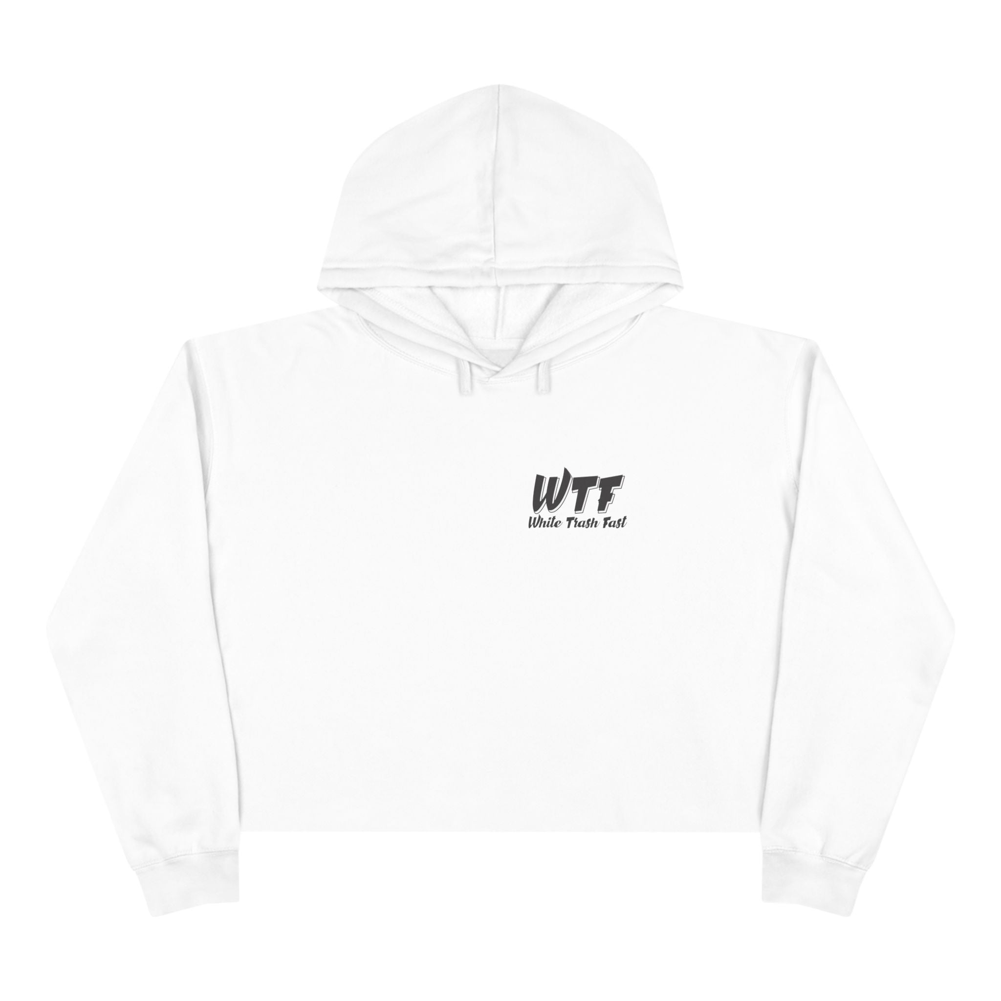 White Trash Fast Women's Crop Hoodie
