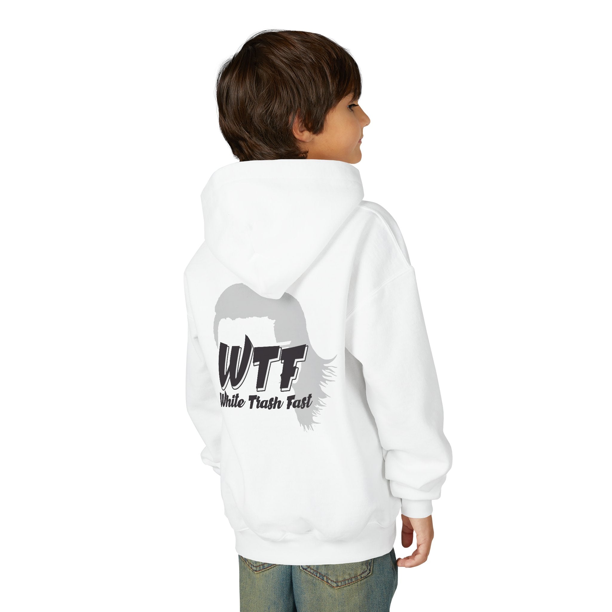 White Trash Fast Youth Unisex Hoodie