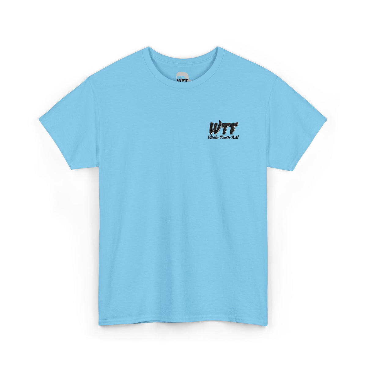 White Trash Fast Embroidered Unisex Heavy Cotton Tee