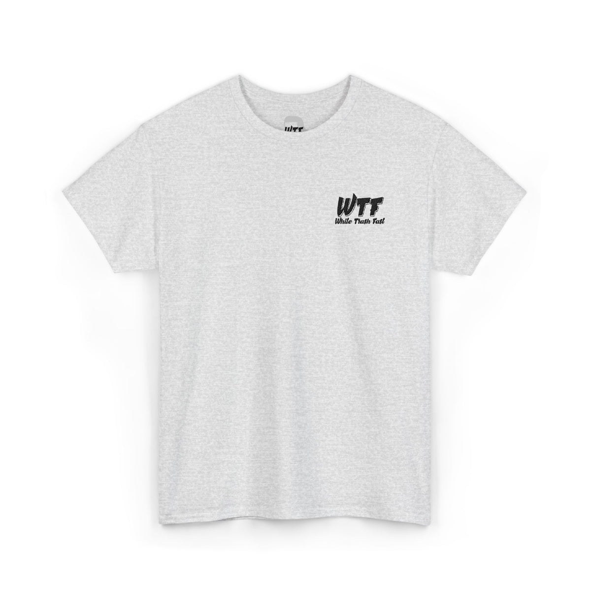 White Trash Fast Embroidered Unisex Heavy Cotton Tee