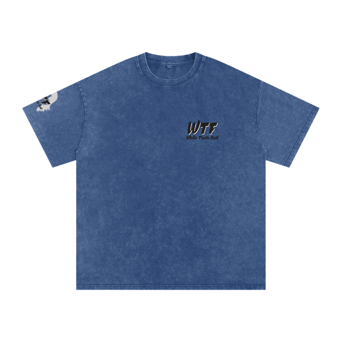 WTF Snow Washed Oversized Cotton T-Shirt-Unisex