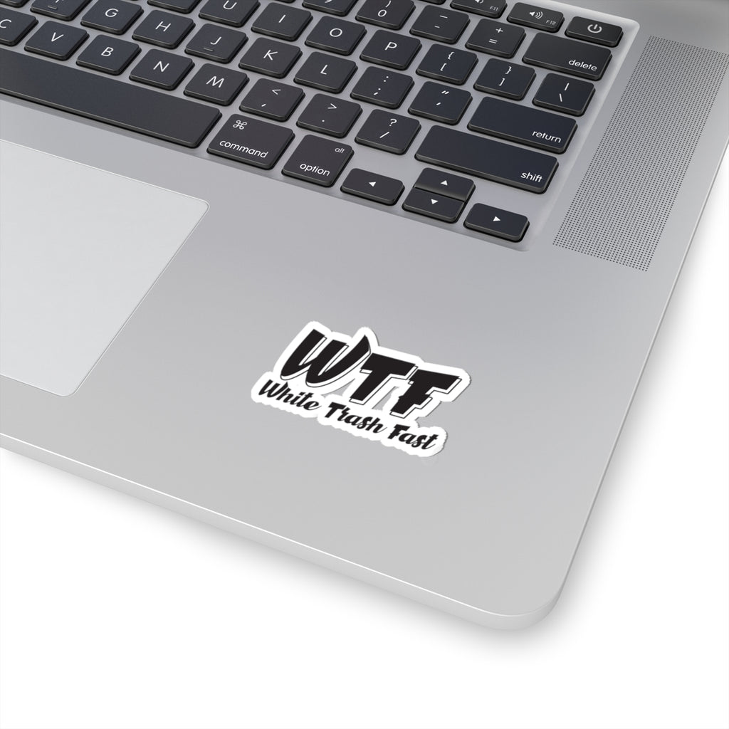 White Trash Fast Kiss Cut Stickers