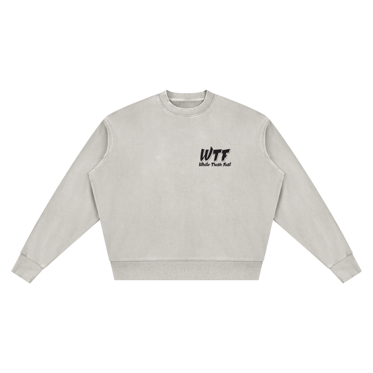 WTF Unisex Vintage Wash Crewneck Sweatshirt