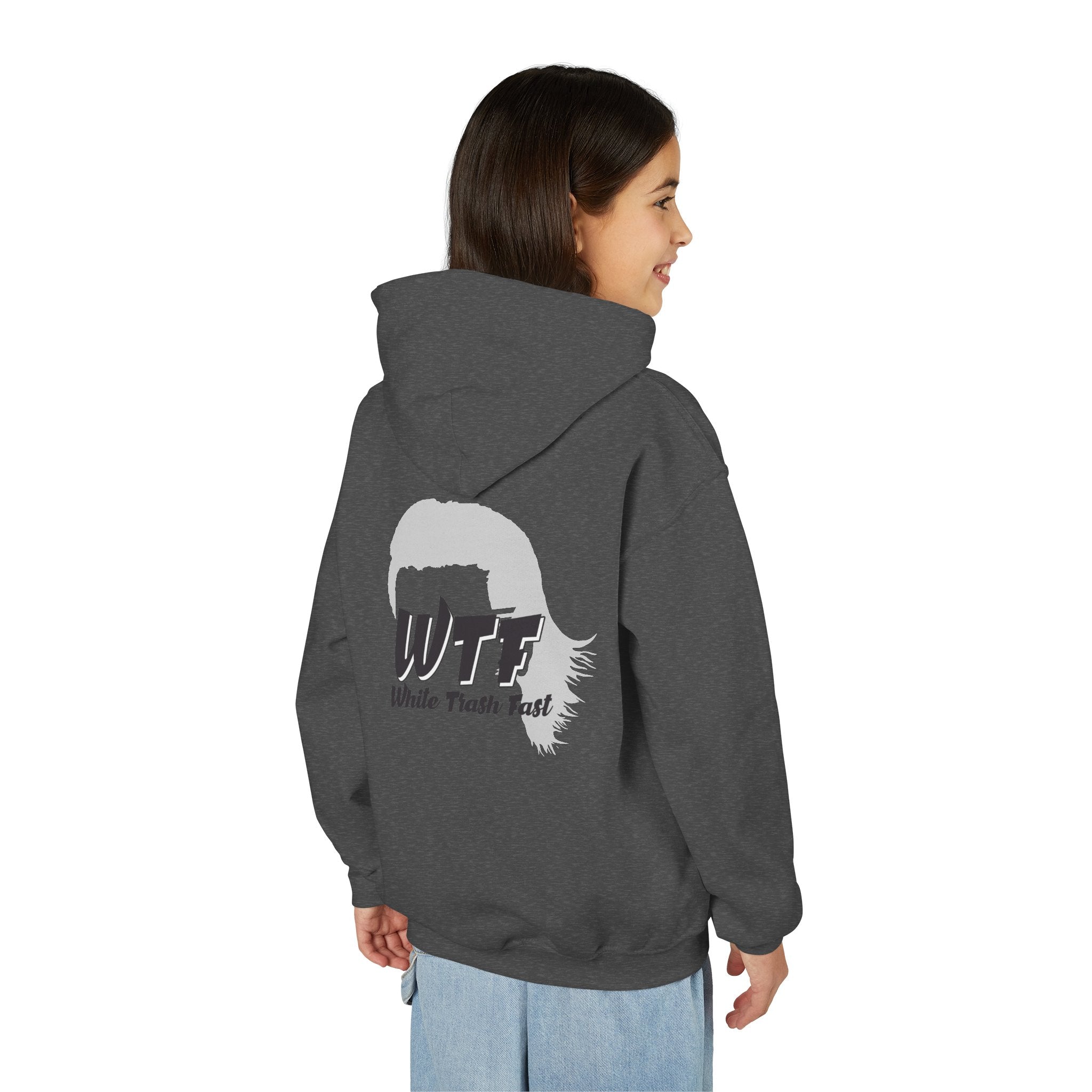 White Trash Fast Youth Unisex Hoodie