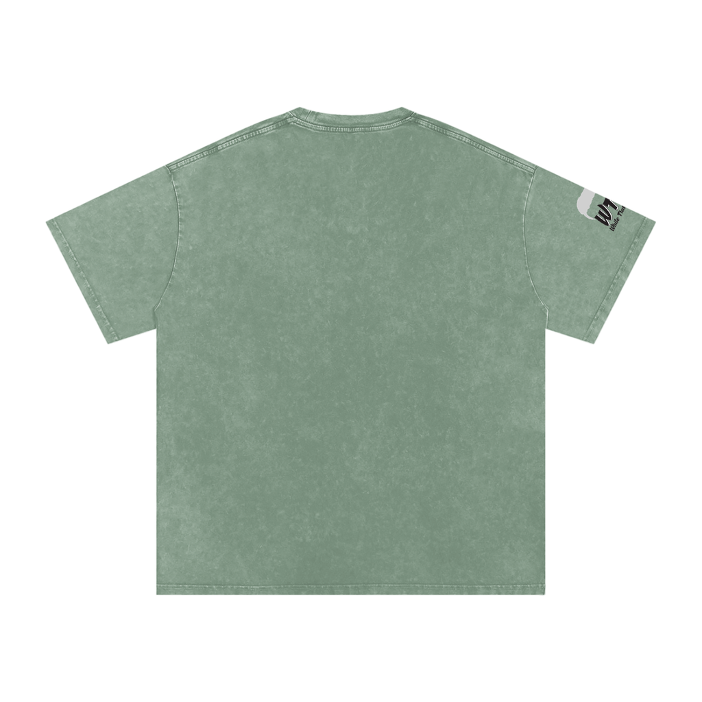 WTF Snow Washed Oversized Cotton T-Shirt-Unisex