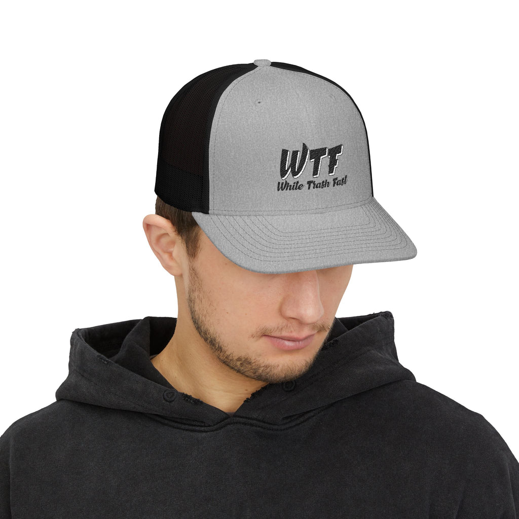 White Trash Fast Unisex Snapback Trucker Cap