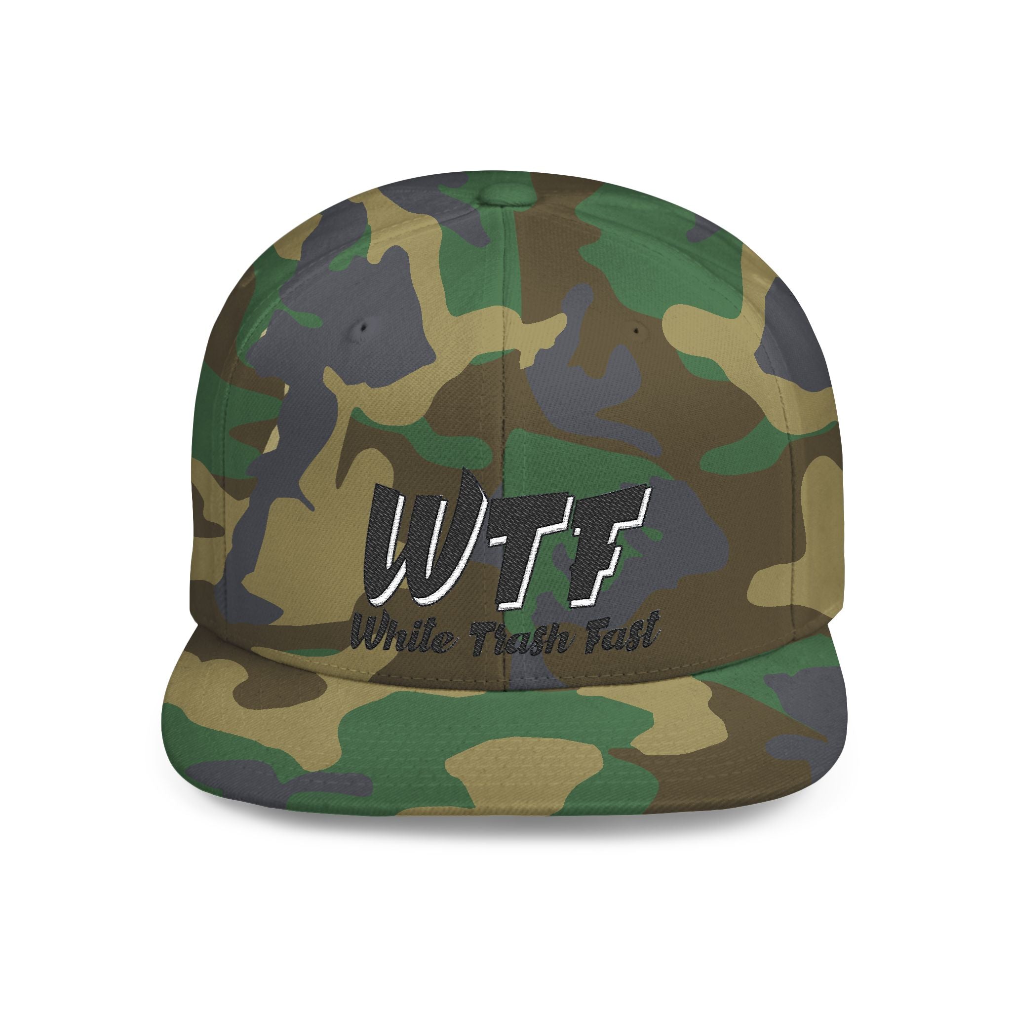 White Trash Fast Flat Bill Snapback