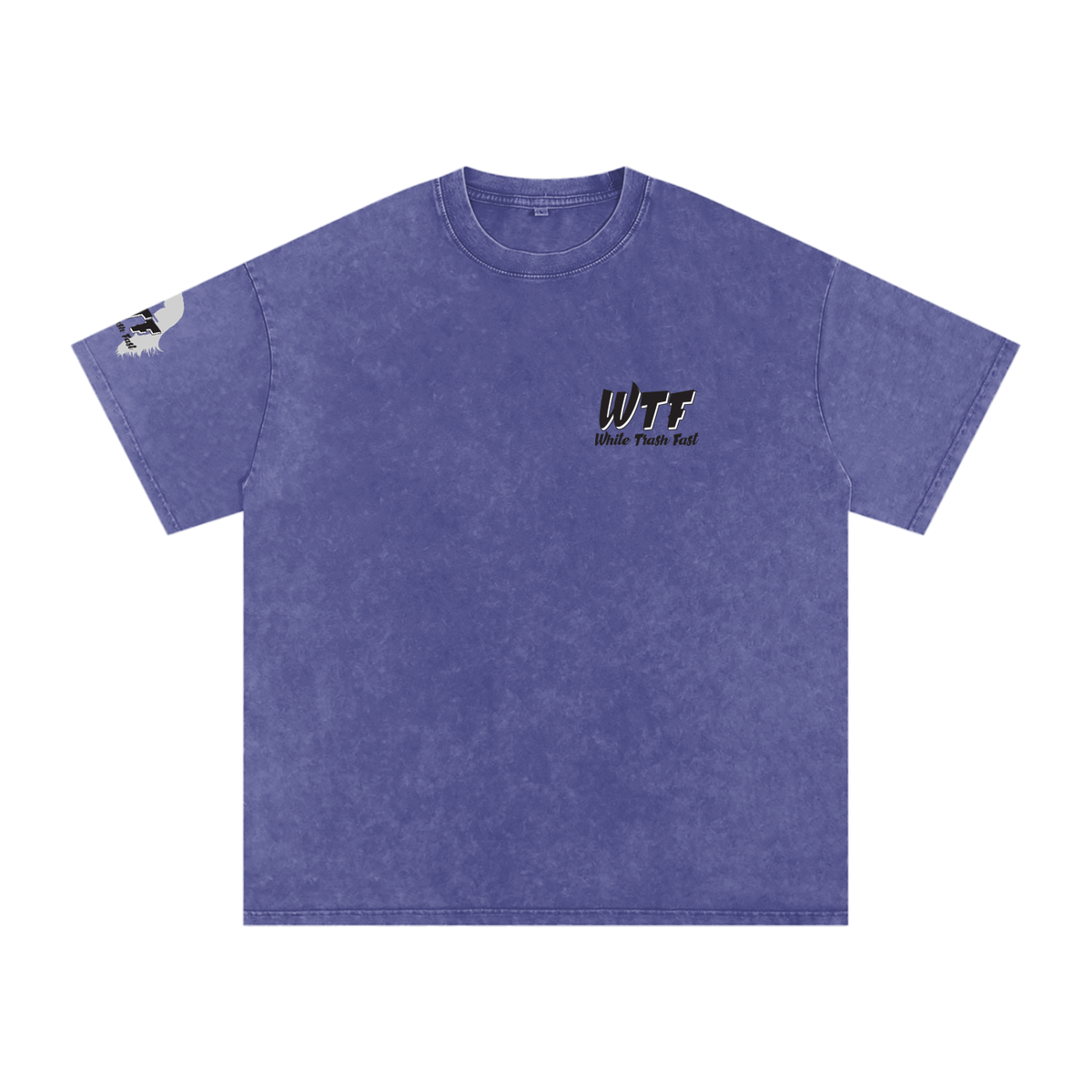 WTF Snow Washed Oversized Cotton T-Shirt-Unisex