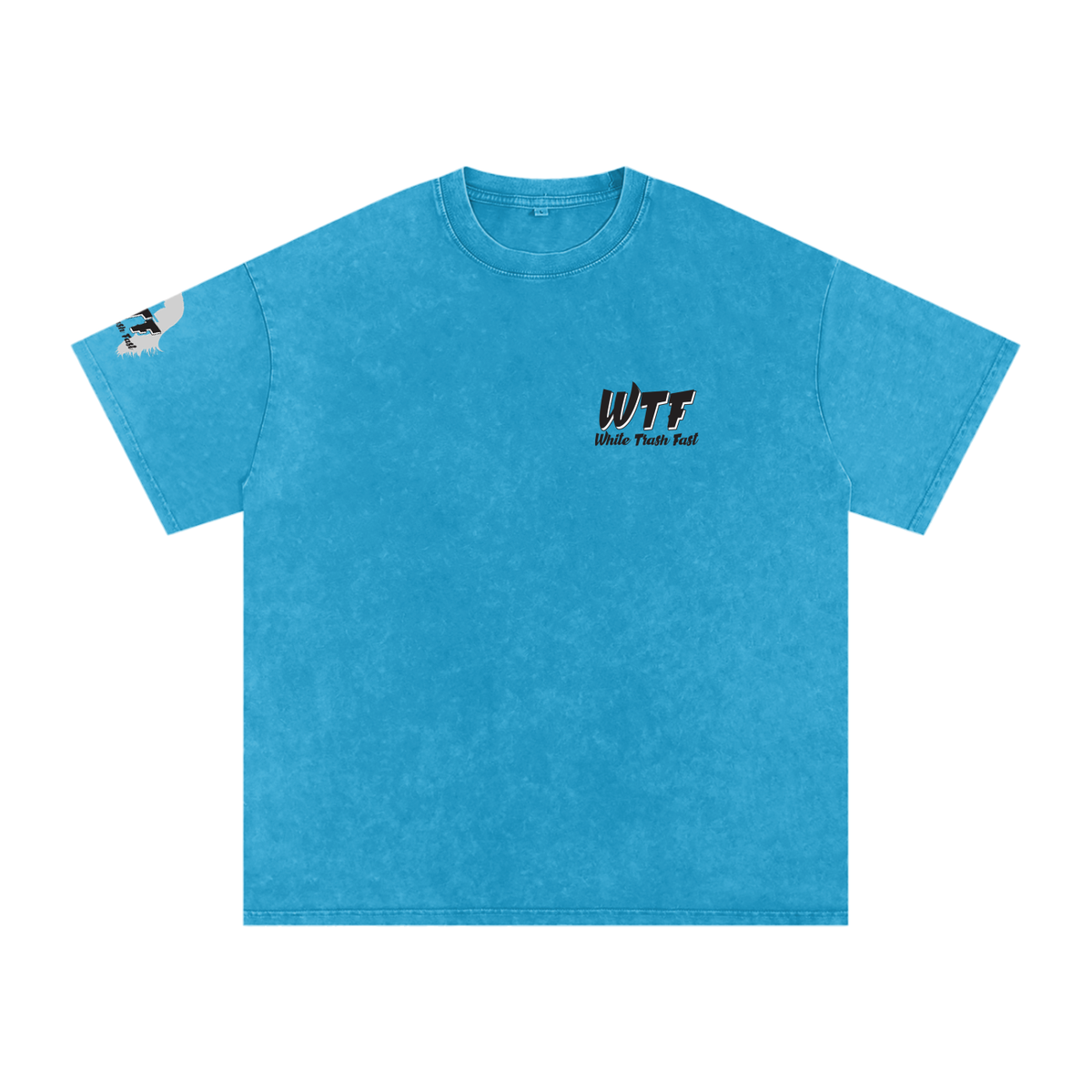 WTF Snow Washed Oversized Cotton T-Shirt-Unisex