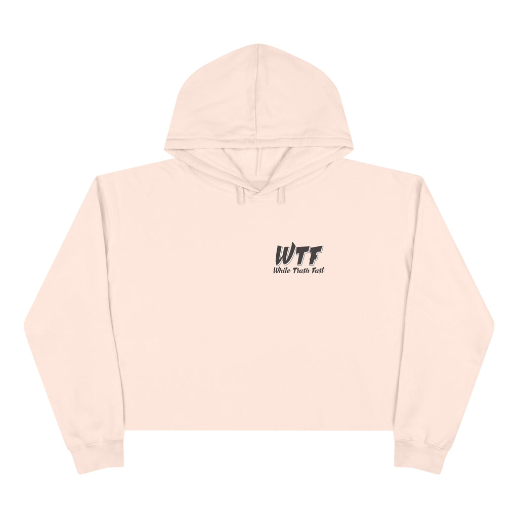 White Trash Fast Women's Crop Hoodie