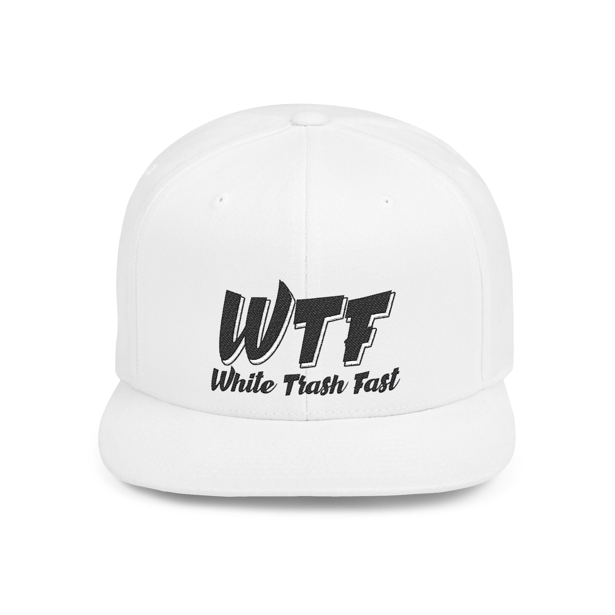 White Trash Fast Flat Bill Snapback