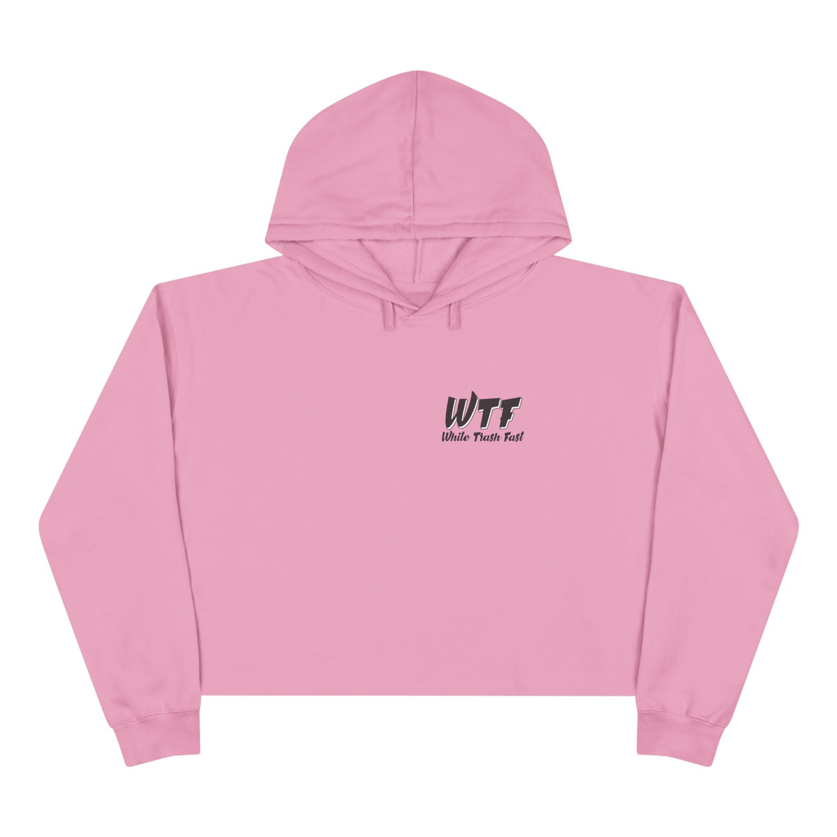 White Trash Fast Women's Crop Hoodie