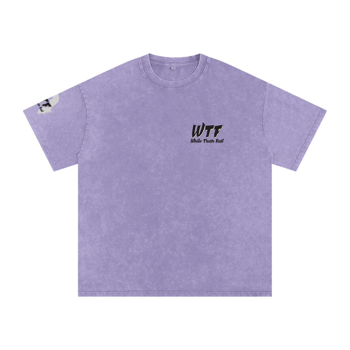 WTF Snow Washed Oversized Cotton T-Shirt-Unisex
