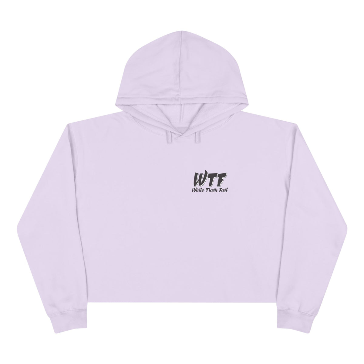 White Trash Fast Women's Crop Hoodie