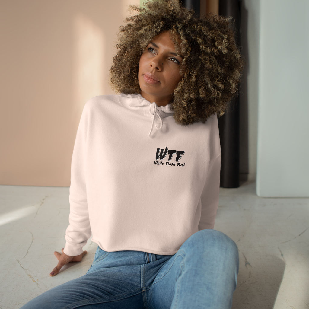 White Trash Fast Women's Crop Hoodie