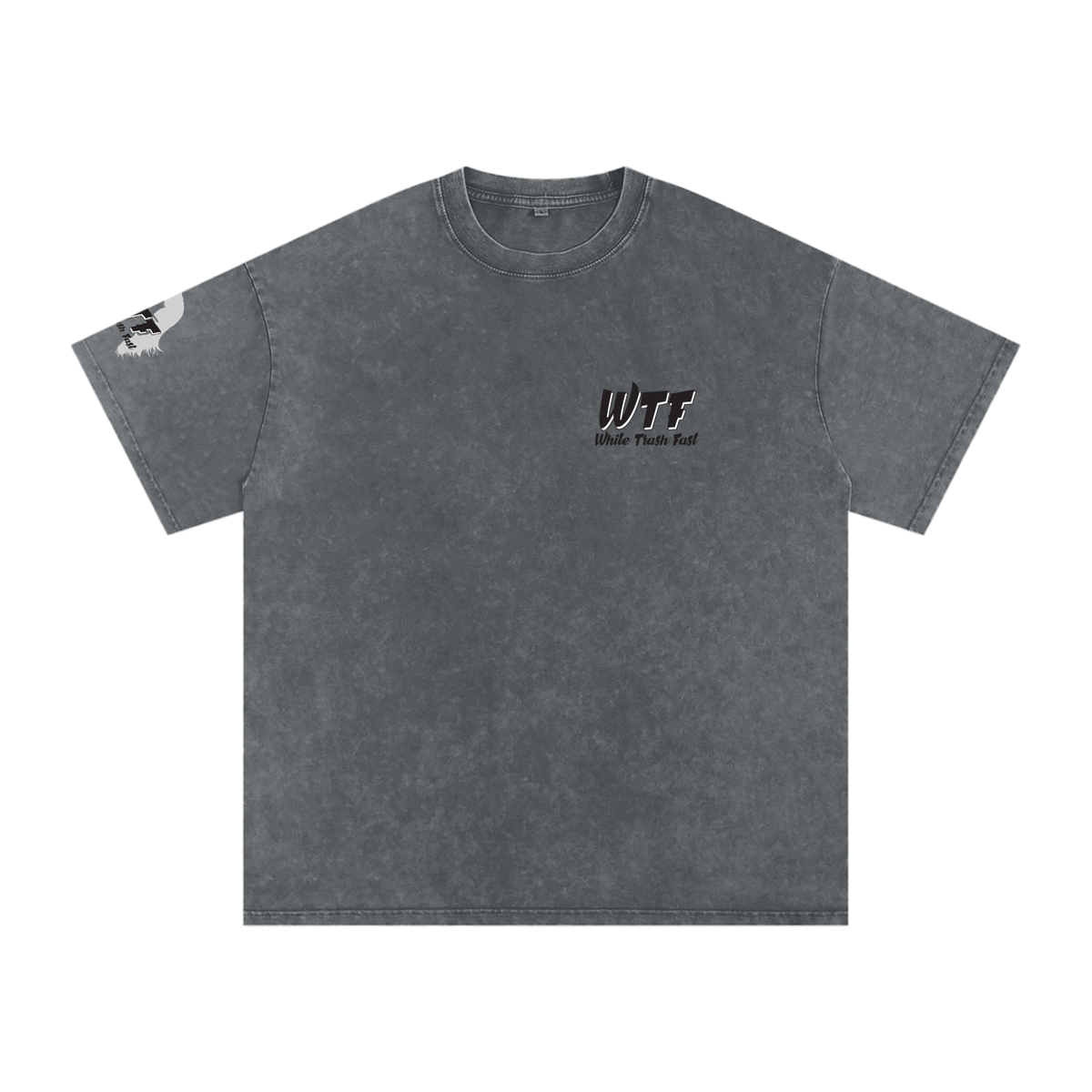WTF Snow Washed Oversized Cotton T-Shirt-Unisex