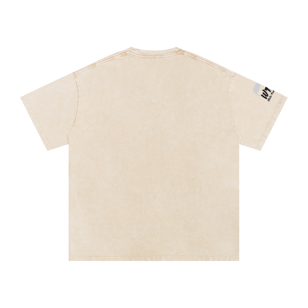 WTF Snow Washed Oversized Cotton T-Shirt-Unisex