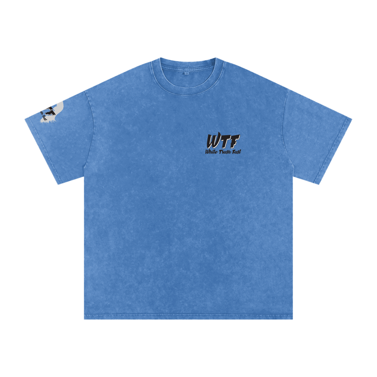 WTF Snow Washed Oversized Cotton T-Shirt-Unisex