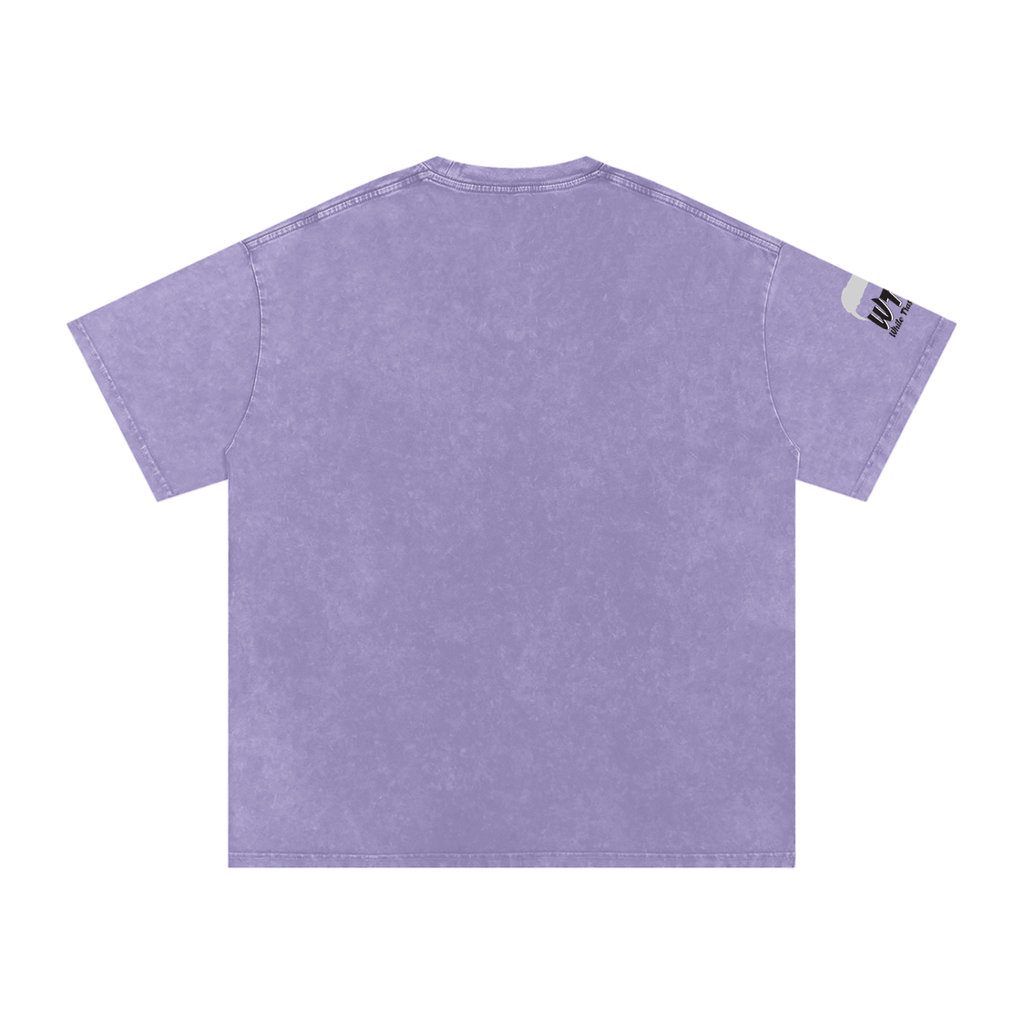 WTF Snow Washed Oversized Cotton T-Shirt-Unisex