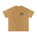 WTF Snow Washed Oversized Cotton T-Shirt-Unisex