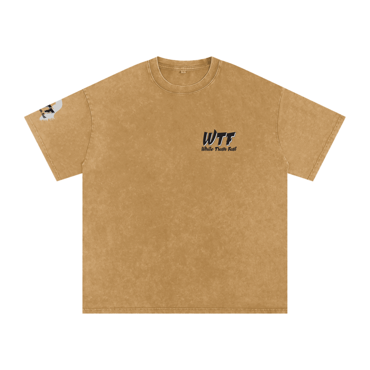 WTF Snow Washed Oversized Cotton T-Shirt-Unisex