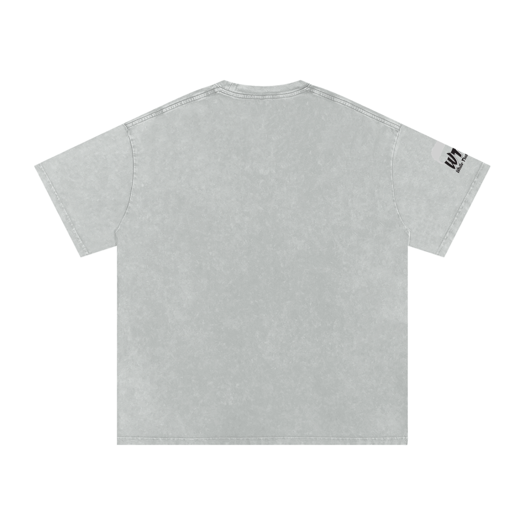 WTF Snow Washed Oversized Cotton T-Shirt-Unisex