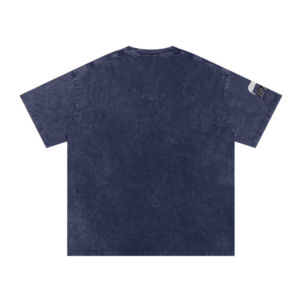 WTF Snow Washed Oversized Cotton T-Shirt-Unisex