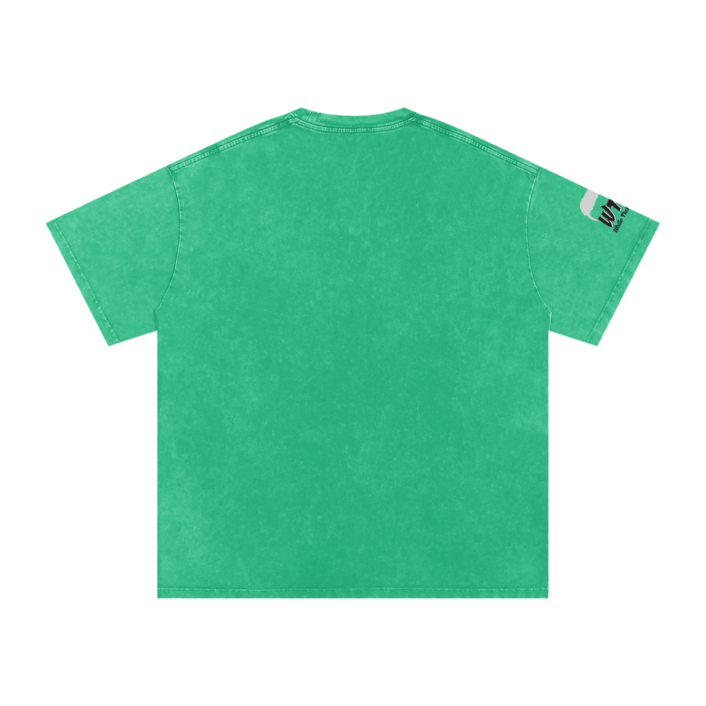 WTF Snow Washed Oversized Cotton T-Shirt-Unisex