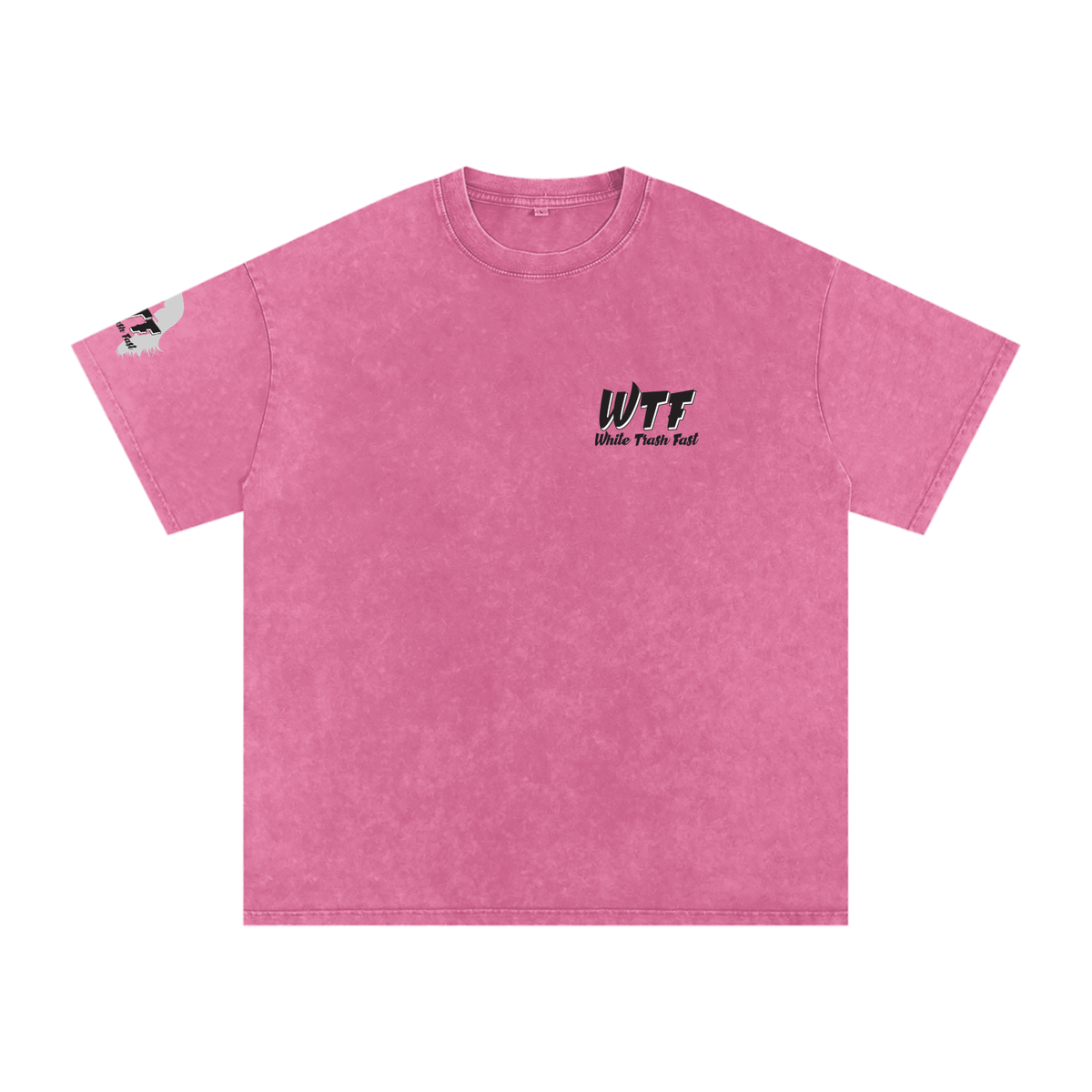 WTF Snow Washed Oversized Cotton T-Shirt-Unisex